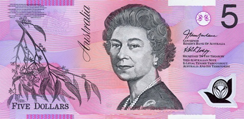 5 австралійських долари