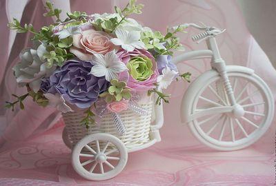 Проект "Велосипед-кашпо з квітами"